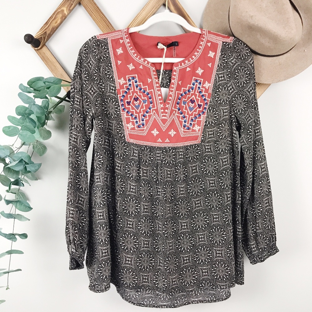 THML for Stitchfix | Boho Peasant Blouse